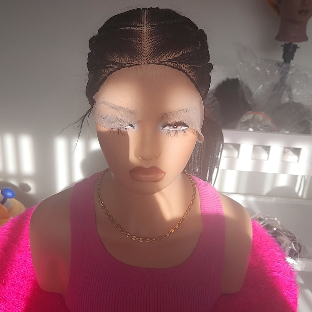 Elegant Black Lace Front Wig